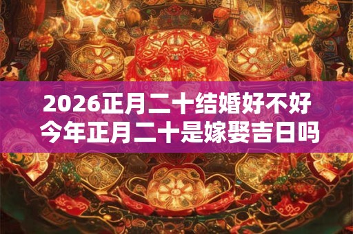2026正月二十结婚好不好 今年正月二十是嫁娶吉日吗 2026正月二十结婚好不好 今年正月二十是嫁娶吉日吗