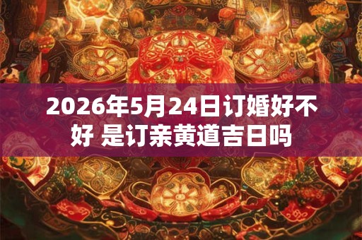 2026年5月24日订婚好不好 是订亲黄道吉日吗