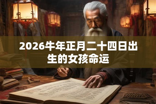 2026牛年正月二十四日出生的女孩命运 2026牛年正月二十四日出生的女孩命运