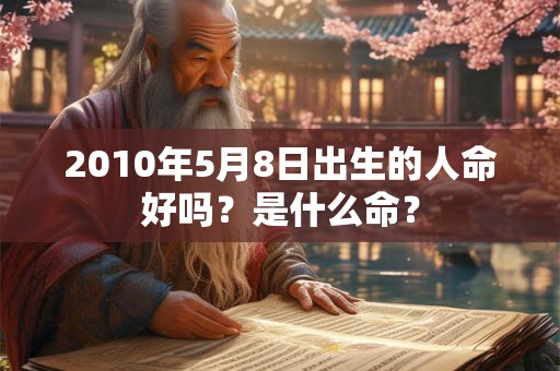 2010年5月8日出生的人命好吗？是什么命？