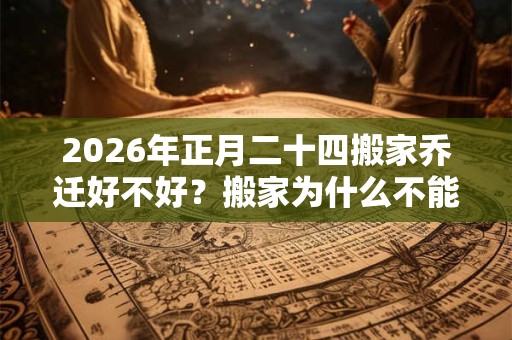 2026年正月二十四搬家乔迁好不好？搬家为什么不能搬枕头？
