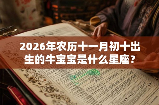 2026年农历十一月初十出生的牛宝宝是什么星座？