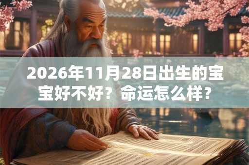 2026年11月28日出生的宝宝好不好？命运怎么样？