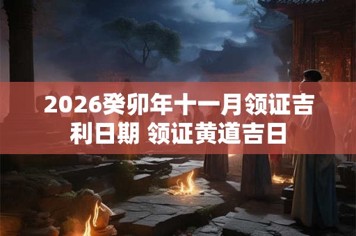 2026癸卯年十一月领证吉利日期 领证黄道吉日