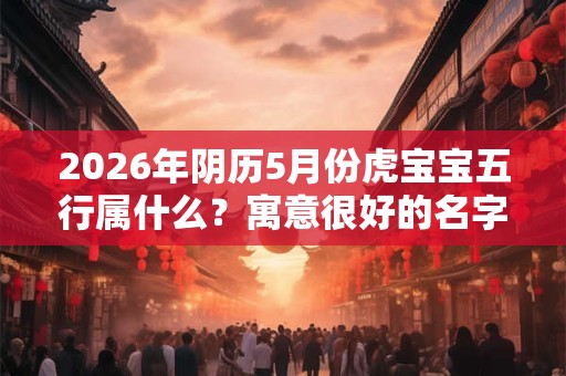2026年阴历5月份虎宝宝五行属什么?寓意很好的名字 2026年阴历5月份虎宝宝五行属什么?寓意很好的名字