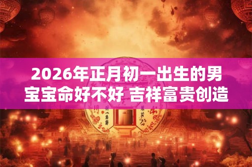 2026年正月初一出生的男宝宝命好不好 吉祥富贵创造力强