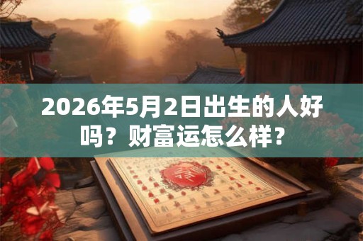 2026年5月2日出生的人好吗？财富运怎么样？