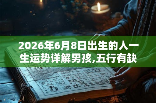 2026年6月8日出生的人一生运势详解男孩,五行有缺失吗