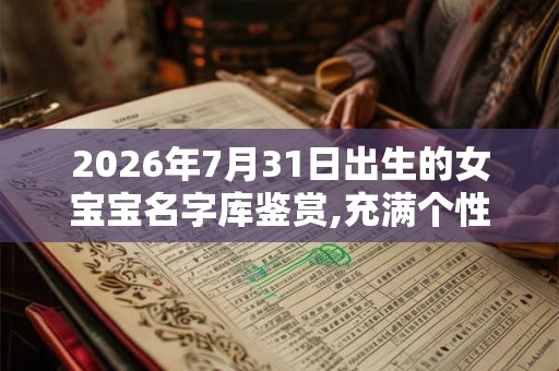 2026年7月31日出生的女宝宝名字库鉴赏,充满个性的名字