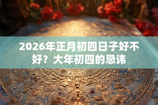 2026年正月初四日子好不好?大年初四的忌讳 2026年正月初四日子好不好?大年初四的忌讳
