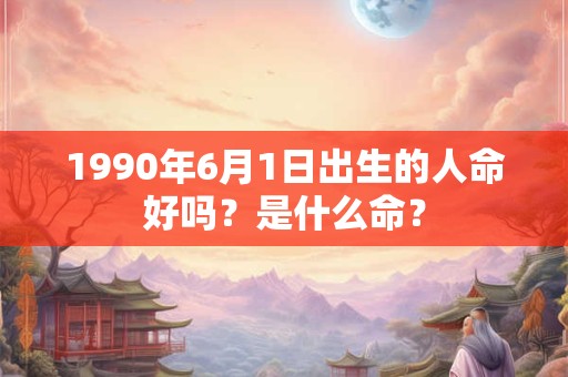1990年6月1日出生的人命好吗？是什么命？