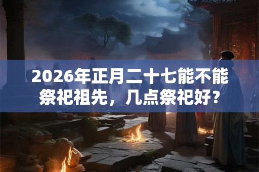 2026年正月二十七能不能祭祀祖先，几点祭祀好？