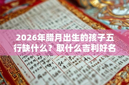 2026年腊月出生的孩子五行缺什么?取什么吉利好名? 2026年腊月出生的孩子五行缺什么?取什么吉利好名?