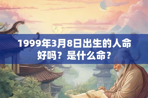 1999年3月8日出生的人命好吗？是什么命？