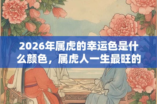 2026年属虎的幸运色是什么颜色,属虎人一生最旺的颜色 2026年属虎的幸运色是什么颜色,属虎人一生最旺的颜色