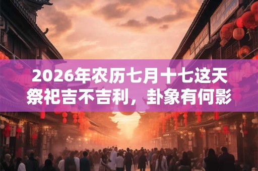 2026年农历七月十七这天祭祀吉不吉利，卦象有何影响？