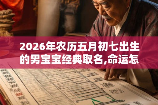 2026年农历五月初七出生的男宝宝经典取名,命运怎么样