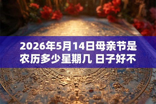2026年5月14日母亲节是农历多少星期几 日子好不好