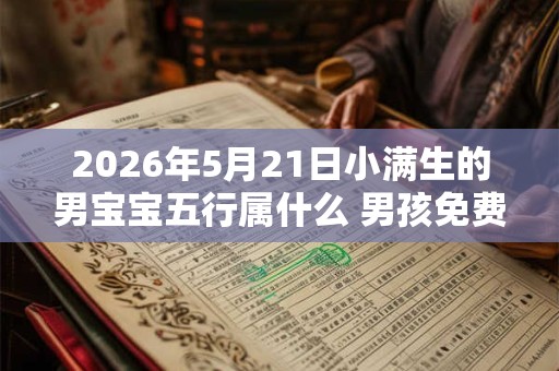 2026年5月21日小满生的男宝宝五行属什么 男孩免费八字起名 2026年5月21日小满生的男宝宝五行属什么 男孩免费八字起名