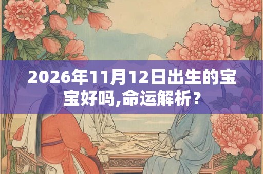 2026年11月12日出生的宝宝好吗,命运解析? 2026年11月12日出生的宝宝好吗,命运解析?