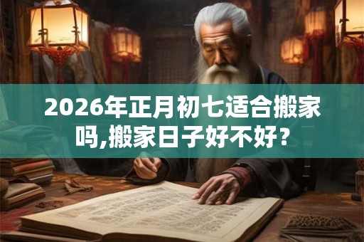 2026年正月初七适合搬家吗,搬家日子好不好? 2026年正月初七适合搬家吗,搬家日子好不好?