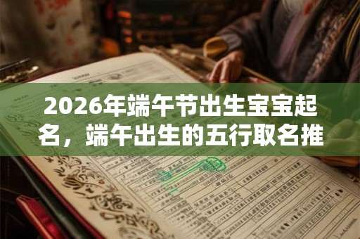 2026年端午节出生宝宝起名，端午出生的五行取名推荐
