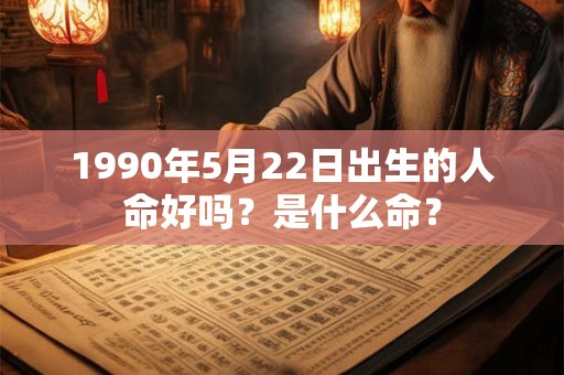 1990年5月22日出生的人命好吗?是什么命? 1990年5月22日出生的人命好吗?是什么命?