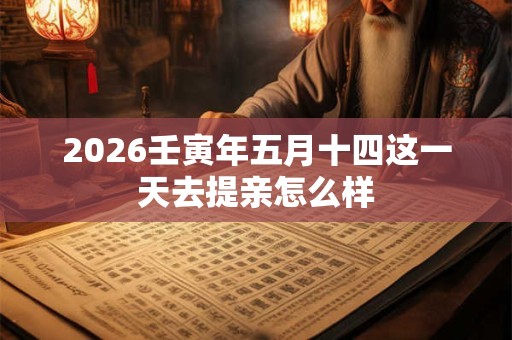 2026壬寅年五月十四这一天去提亲怎么样 2026壬寅年五月十四这一天去提亲怎么样