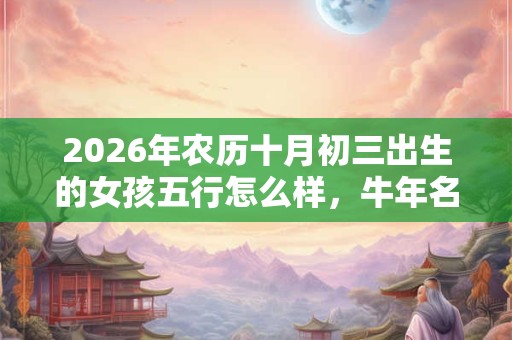 2026年农历十月初三出生的女孩五行怎么样，牛年名字推荐