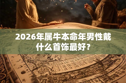 2026年属牛本命年男性戴什么首饰最好？