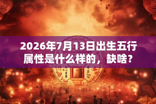 2026年7月13日出生五行属性是什么样的,缺啥? 2026年7月13日出生五行属性是什么样的,缺啥?