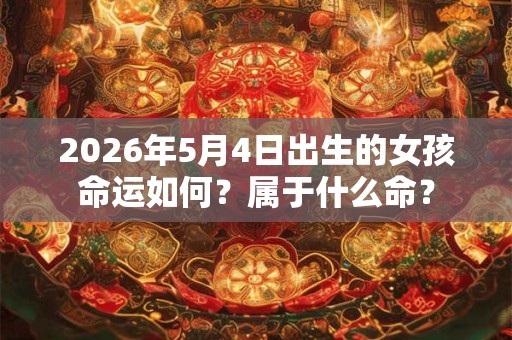 2026年5月4日出生的女孩命运如何？属于什么命？