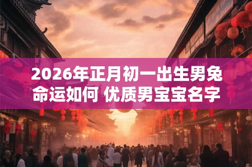 2026年正月初一出生男兔命运如何 优质男宝宝名字 2026年正月初一出生男兔命运如何 优质男宝宝名字