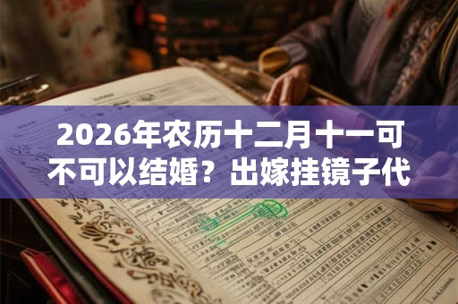 2026年农历十二月十一可不可以结婚？出嫁挂镜子代表什么？