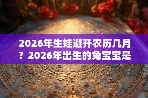 2026年生娃避开农历几月？2026年出生的兔宝宝是什么命？
