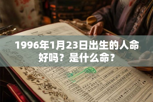 1996年1月23日出生的人命好吗？是什么命？