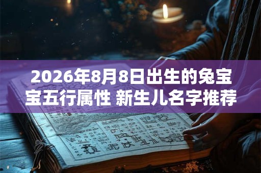 2026年8月8日出生的兔宝宝五行属性 新生儿名字推荐