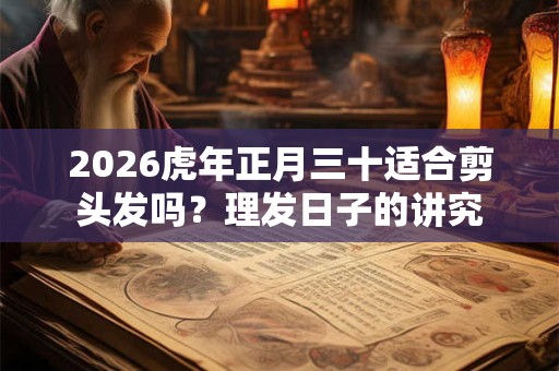 2026虎年正月三十适合剪头发吗?理发日子的讲究 2026虎年正月三十适合剪头发吗?理发日子的讲究