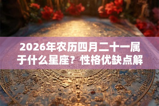 2026年农历四月二十一属于什么星座？性格优缺点解析