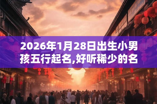 2026年1月28日出生小男孩五行起名,好听稀少的名字