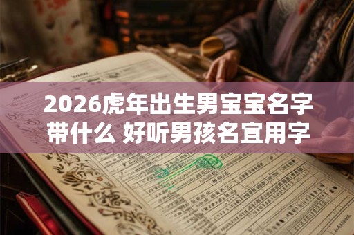2026虎年出生男宝宝名字带什么 好听男孩名宜用字