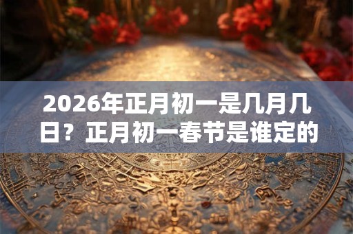 2026年正月初一是几月几日?正月初一春节是谁定的? 2026年正月初一是几月几日?正月初一春节是谁定的?