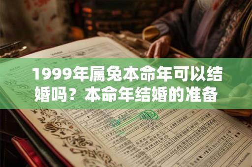 1999年属兔本命年可以结婚吗？本命年结婚的准备