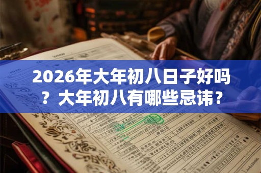 2026年大年初八日子好吗？大年初八有哪些忌讳？