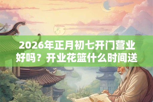2026年正月初七开门营业好吗？开业花篮什么时间送比较好？