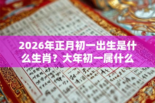 2026年正月初一出生是什么生肖?大年初一属什么 2026年正月初一出生是什么生肖?大年初一属什么