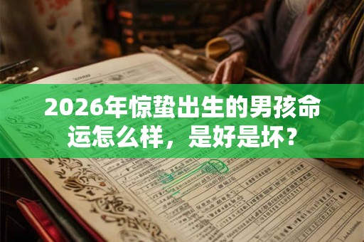 2026年惊蛰出生的男孩命运怎么样，是好是坏？