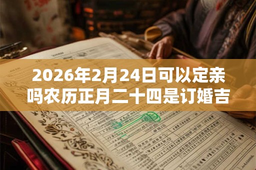 2026年2月24日可以定亲吗农历正月二十四是订婚吉日吗？