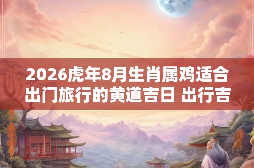 2026虎年8月生肖属鸡适合出门旅行的黄道吉日 出行吉日查询 2026虎年8月生肖属鸡适合出门旅行的黄道吉日 出行吉日查询