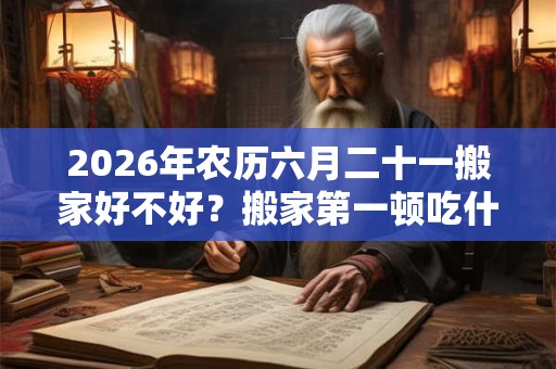 2026年农历六月二十一搬家好不好？搬家第一顿吃什么？